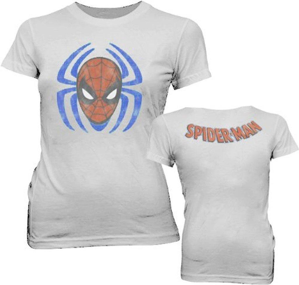 Spider-Man Sense Spider Face Distressed Cement T-shirt-tvso