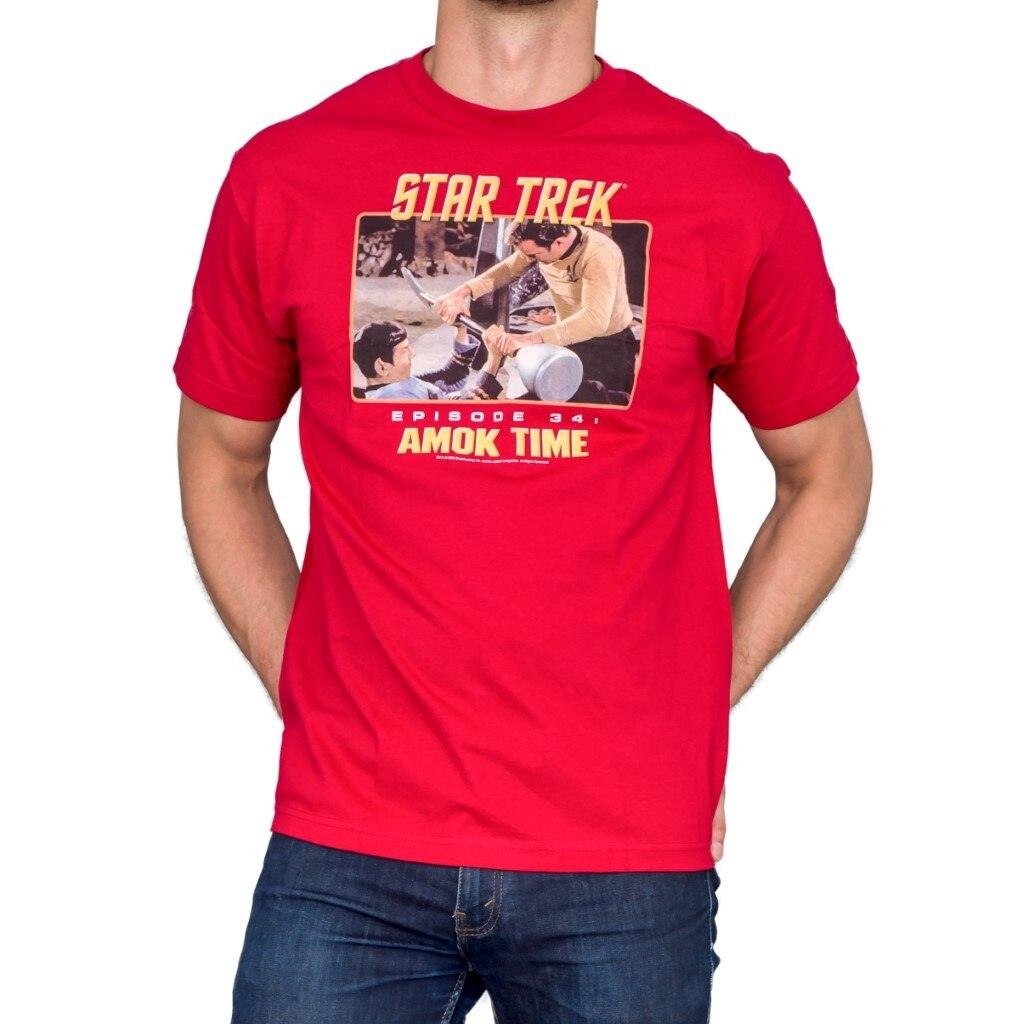 Star Trek Episode 34 Amok Time Cardinal T-Shirt-tvso