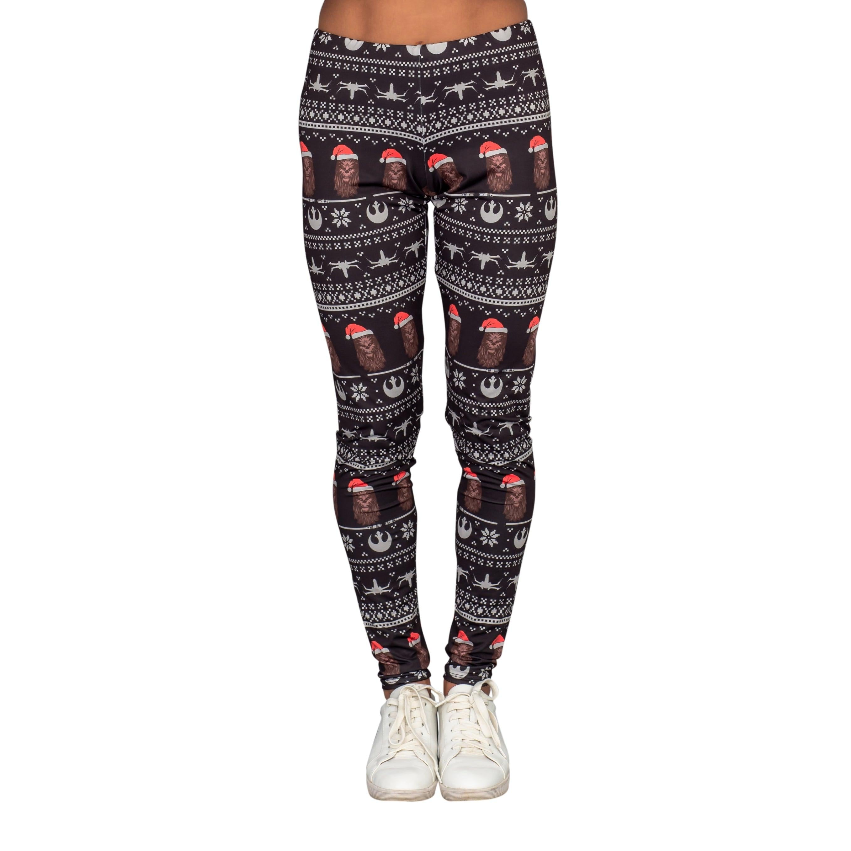 Star Wars Chewbacca Santa Hat Women's Leggings - TVStoreOnline