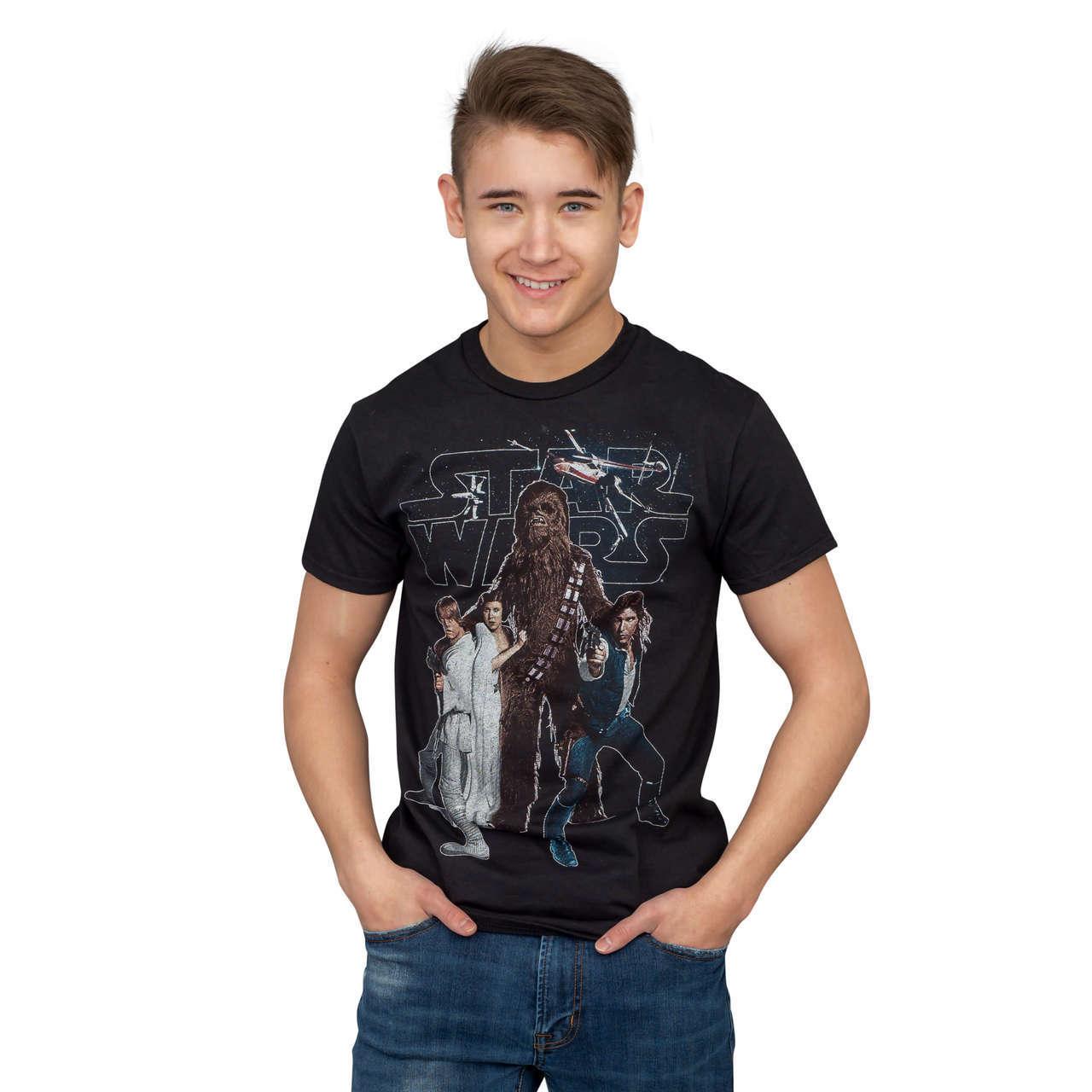 Star Wars Chewie and The Gang T-shirt-tvso