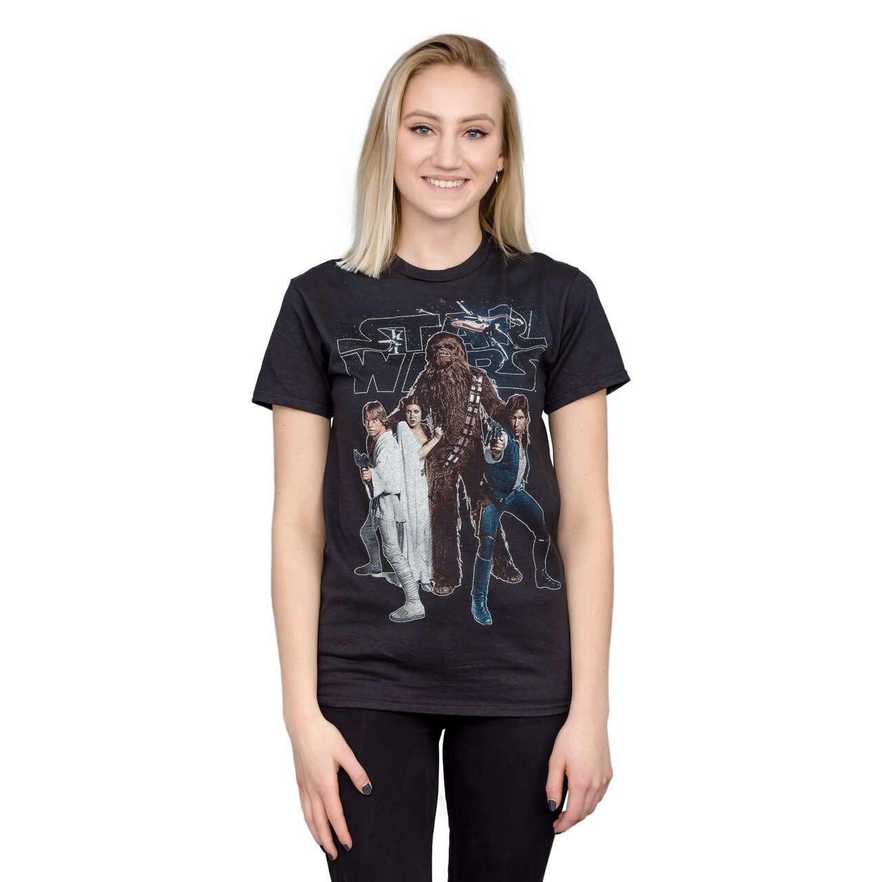 Star Wars Chewie and The Gang T-shirt-tvso