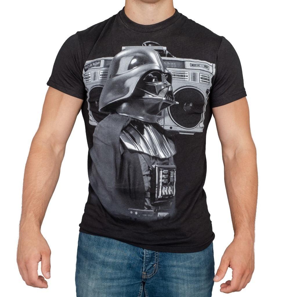 Star Wars Darth Vader Boombox Retro T-shirt-tvso