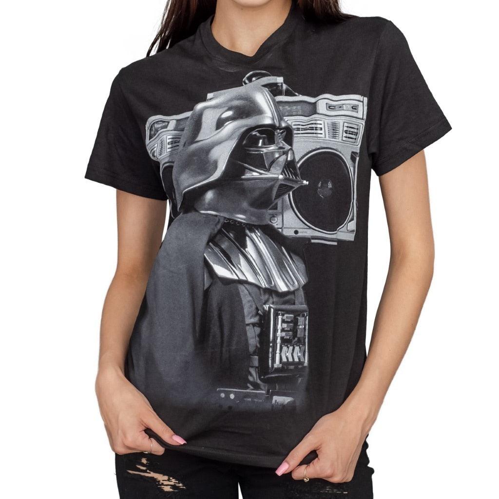 Star Wars Darth Vader Boombox Retro T-shirt-tvso
