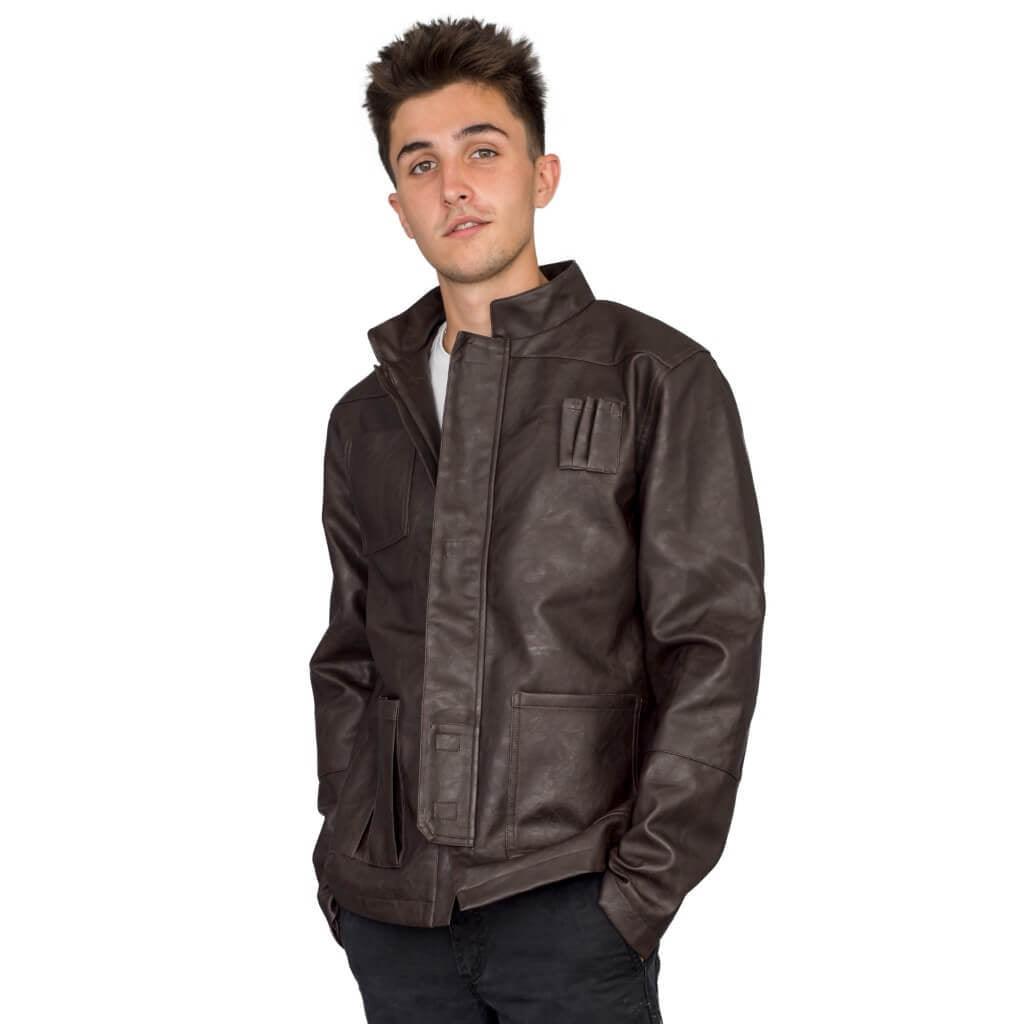 Star Wars Replica Han Solo Brown Halloween Cosplay Costume Jacket - TVStoreOnline