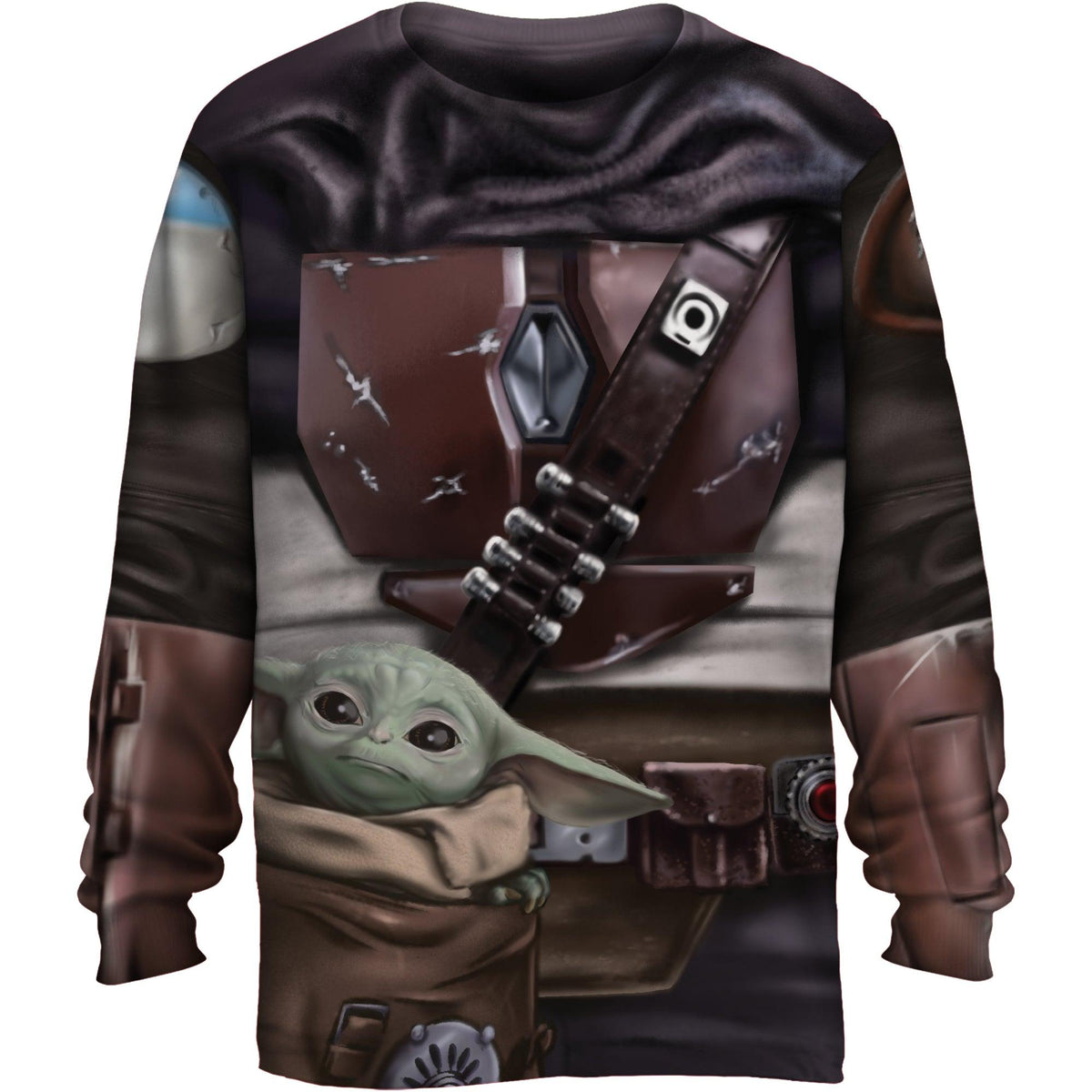 Star Wars The Mandalorian Baby Yoda Halloween Costume T-shirt - TVStoreOnline