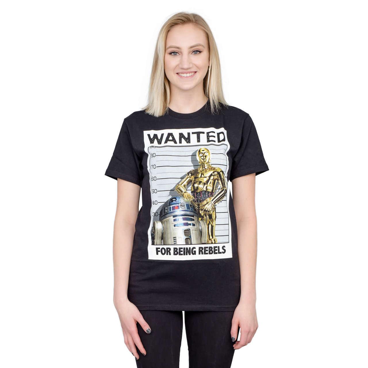 Star Wars Wanted For Being Rebels T-Shirt Tee-tvso
