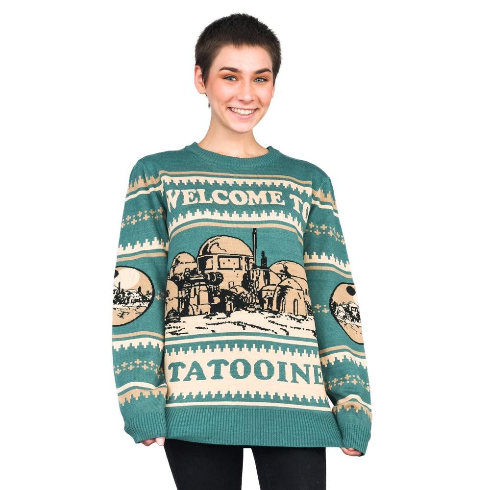 Star Wars Welcome to Tatooine Adult Unisex Ugly Christmas Sweater - TVStoreOnline