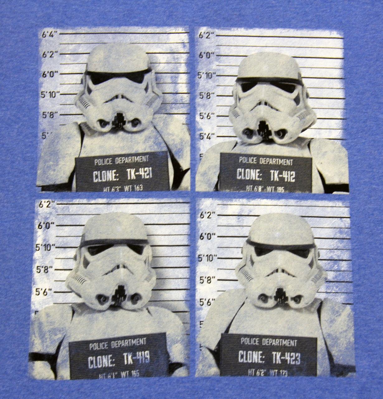 Storm Trooper Line Up Mug Shots T-shirt-tvso