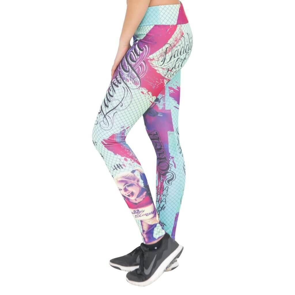 Suicide Squad Fishnet Leggings-tvso