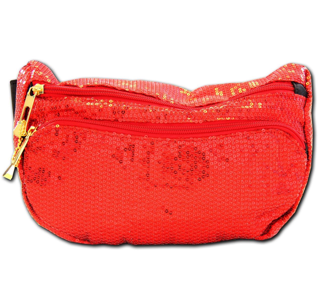 Sun Drop Citrus Soda Red Sequin Waist Bag-tvso