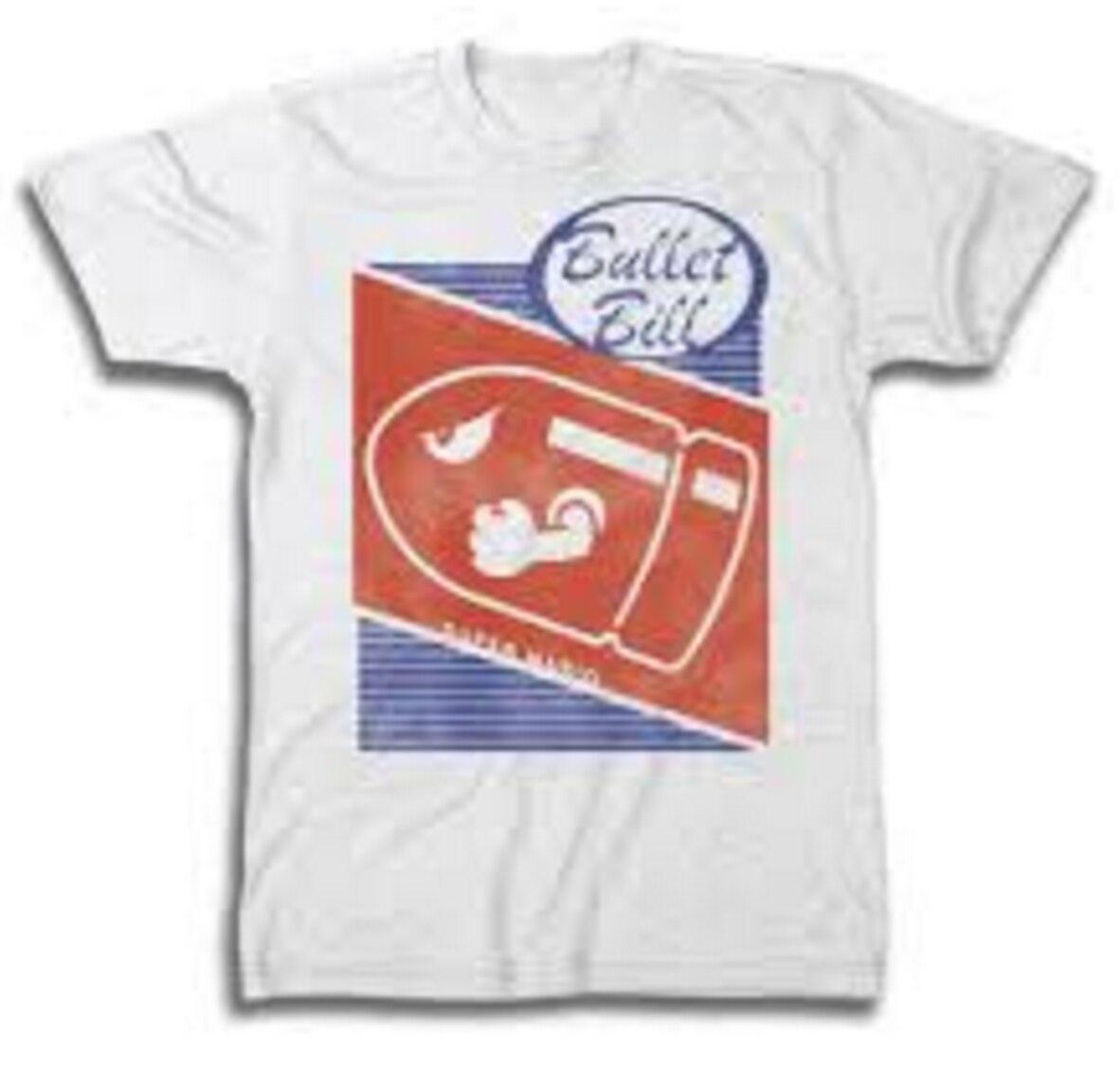 Super Mario Bros Bullet Bill T-shirt-tvso