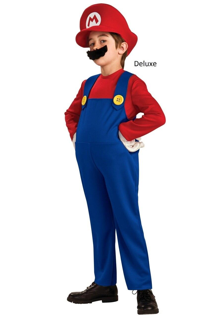 Super Mario Bros Youth Mario Costume-tvso