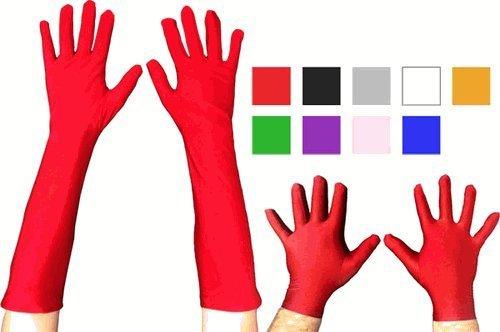 Superhero Long Costume Gloves in Assorted Colors-tvso