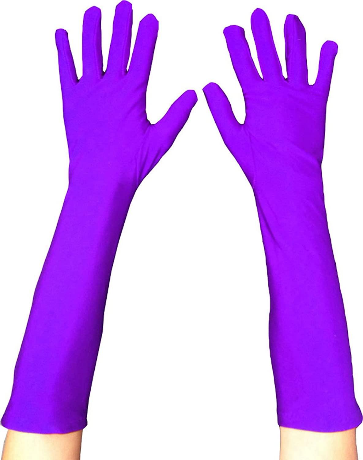 Superhero Long Costume Gloves in Assorted Colors - TVStoreOnline
