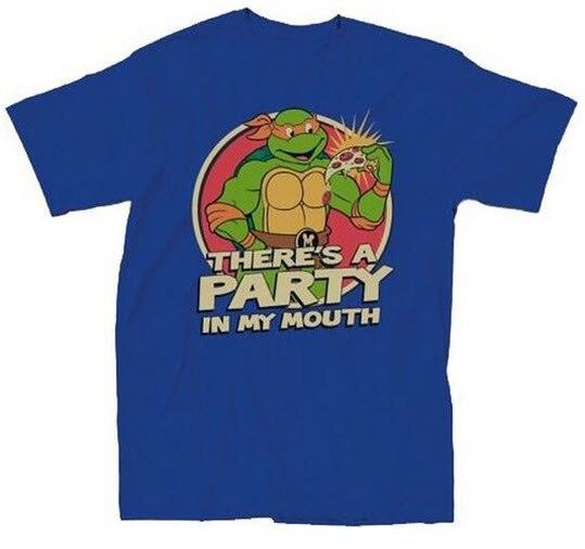 Teenage Mutant Ninja Turtles There's A Party T-Shirt-tvso