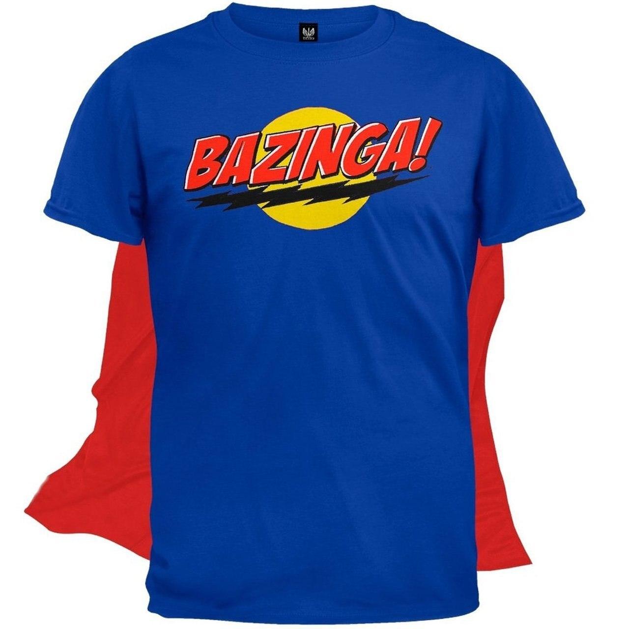 The Big Bang Theory Bazinga! T-shirt with Attachable Cape-tvso