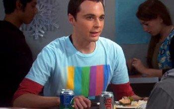 The Big Bang Theory Sheldon Test Pattern T-shirt-tvso