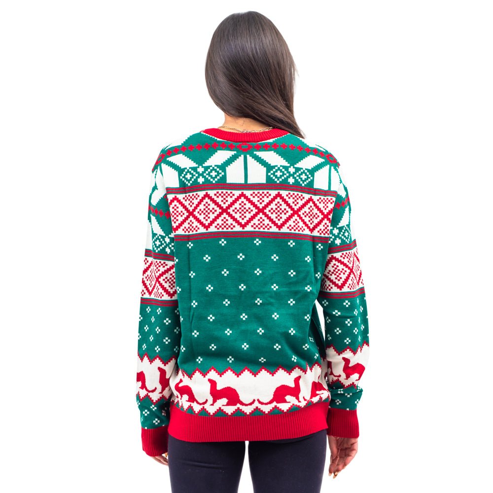 The Big Lebowski Dude Abide Marmot Bowling Unisex Ugly Christmas Sweater - TVStoreOnline