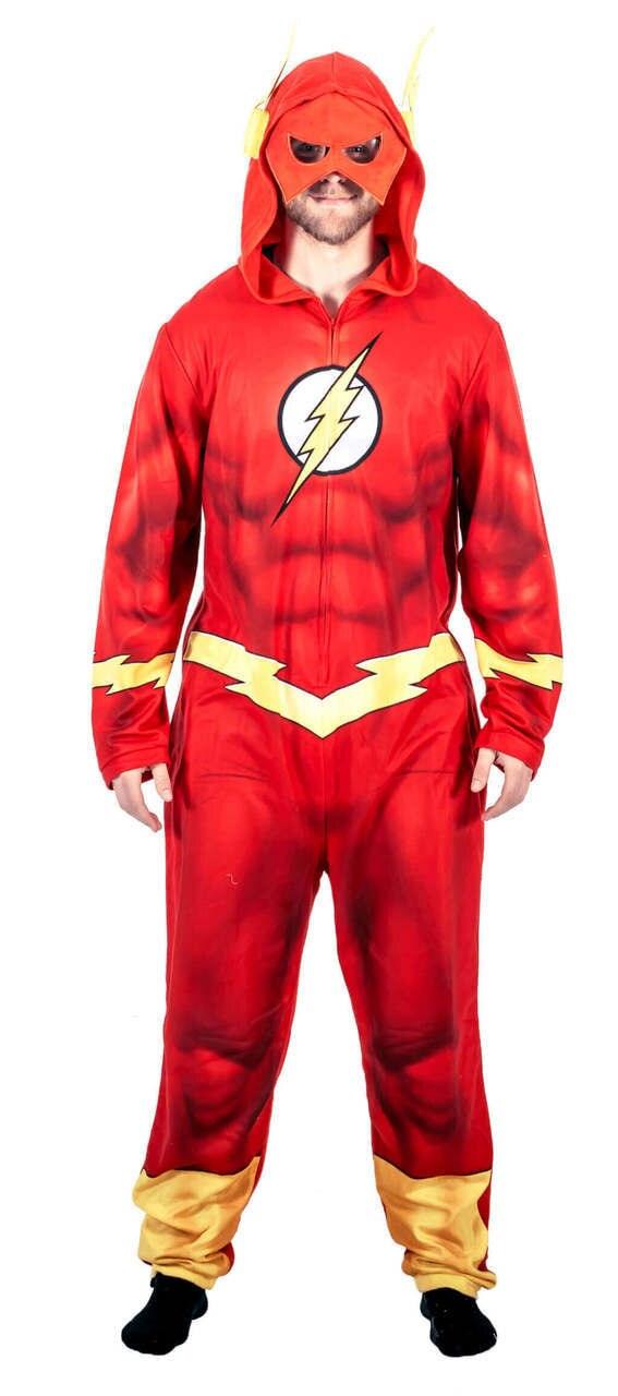 Justice League America The Flash Union Suit Costume Pajama Justice League America The Flash Union Suit Costume Pajama