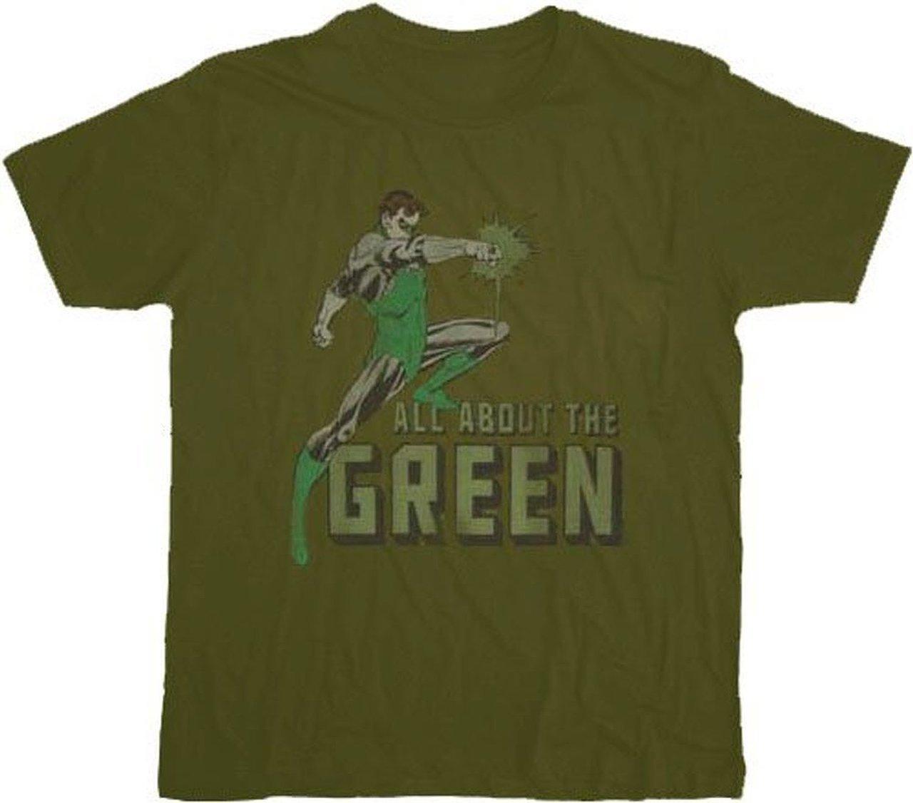 The Green Lantern All About the Green T-shirt-tvso