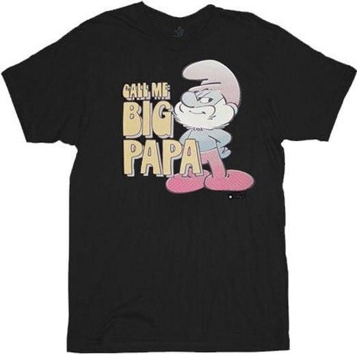 The Smurfs Call Me Big Papa T-shirt-tvso