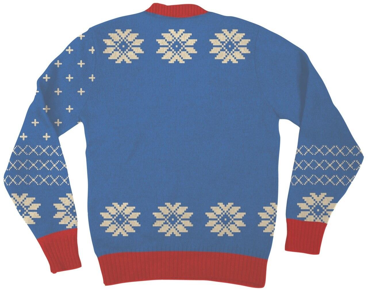 The Smurfs Papa Smurf As Santa Ugly Christmas Sweater-tvso