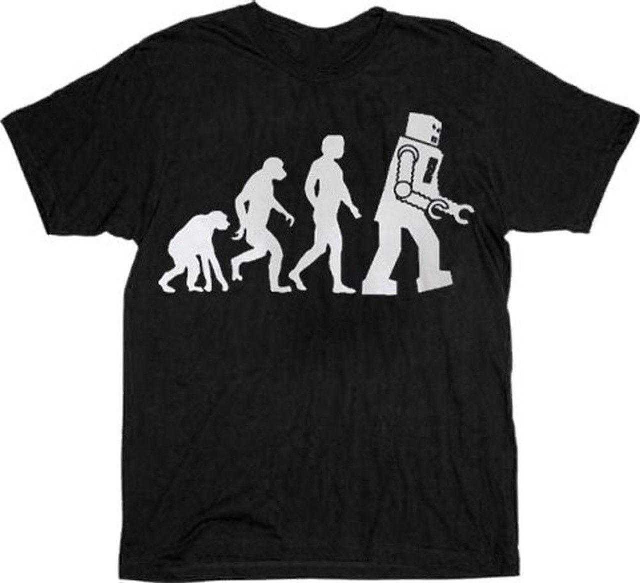 Theory of Evolution Robot Evolution T-shirt-tvso