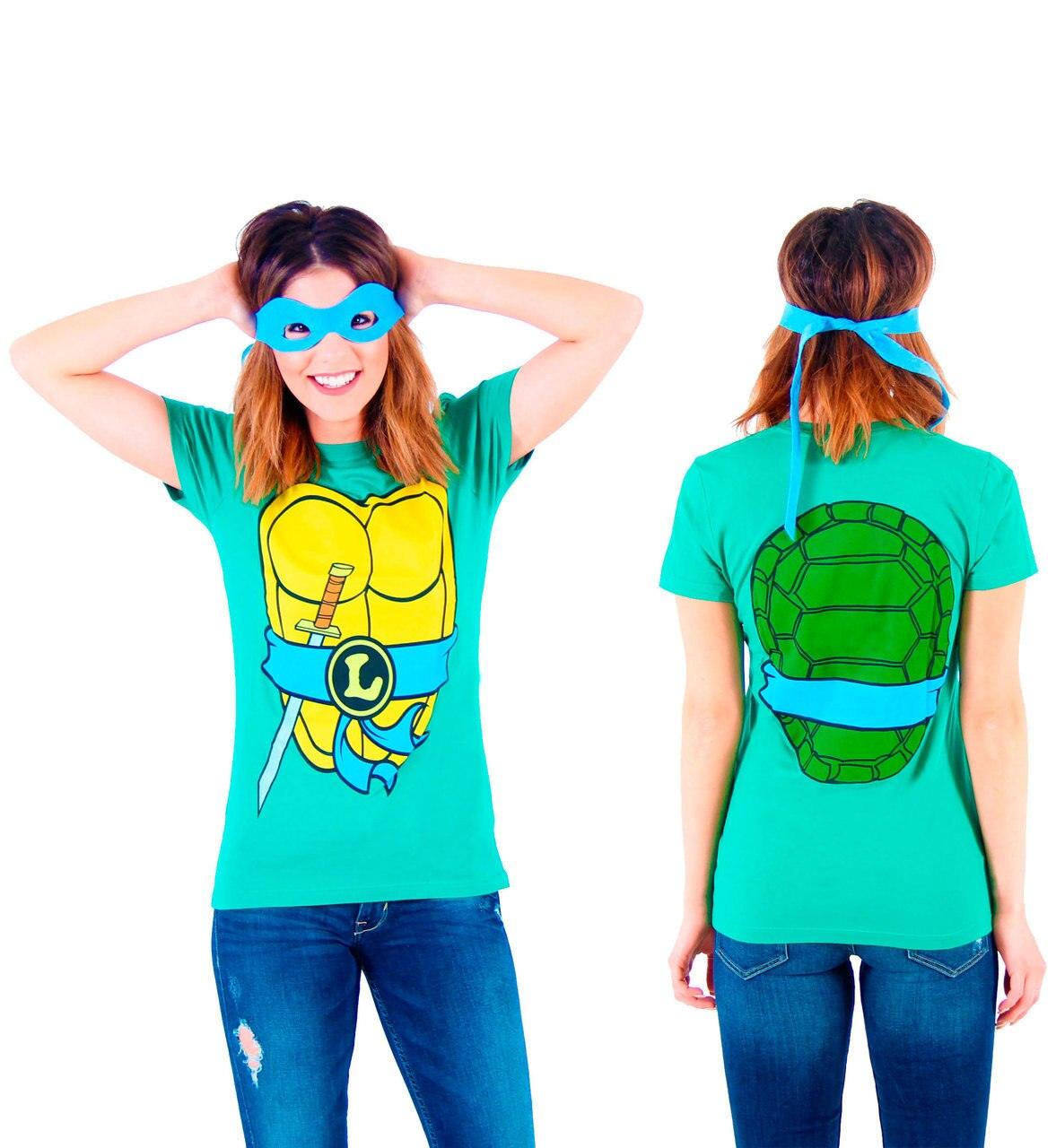 TMNT Costume Juniors T-Shirt-tvso