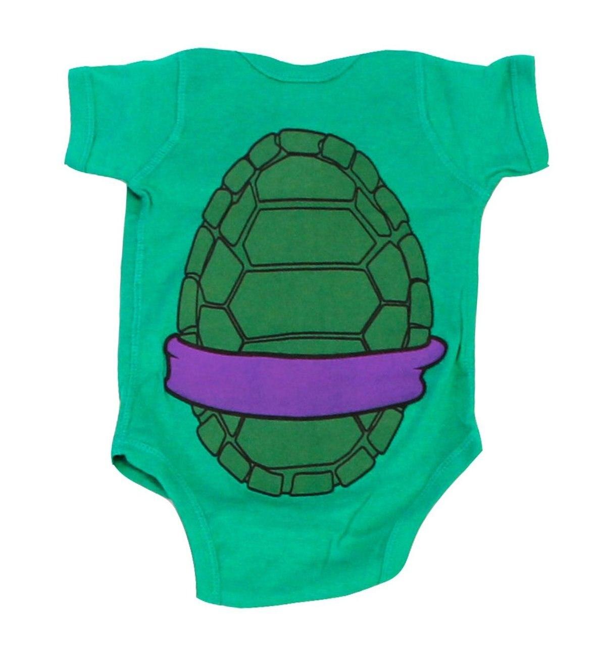 TMNT Green Costume Infant Baby Romper-tvso