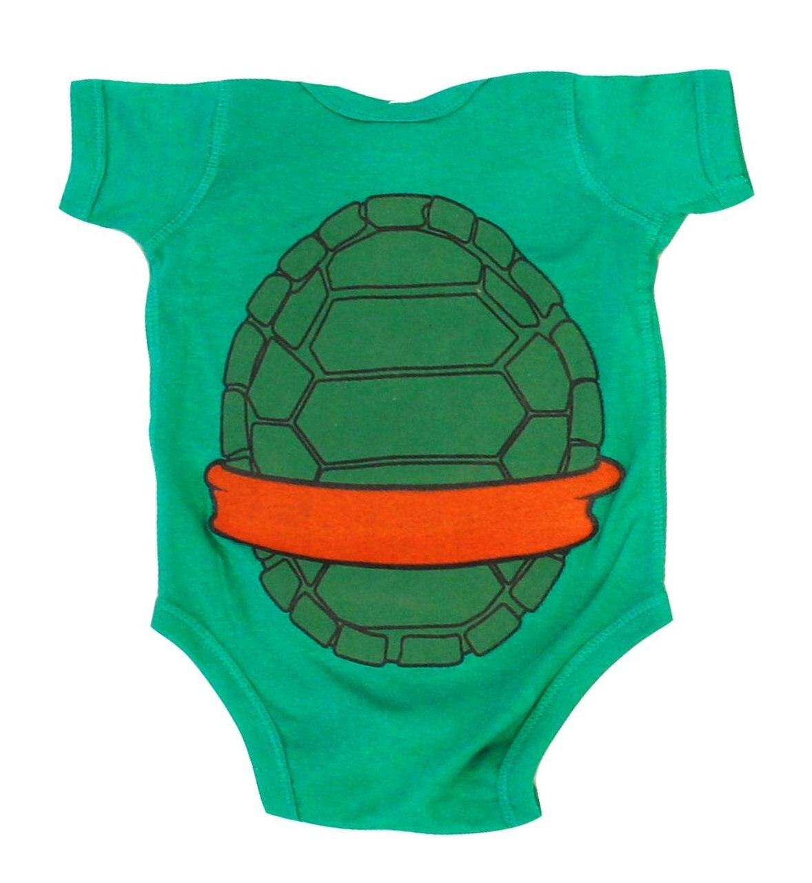 TMNT Green Costume Infant Baby Romper-tvso