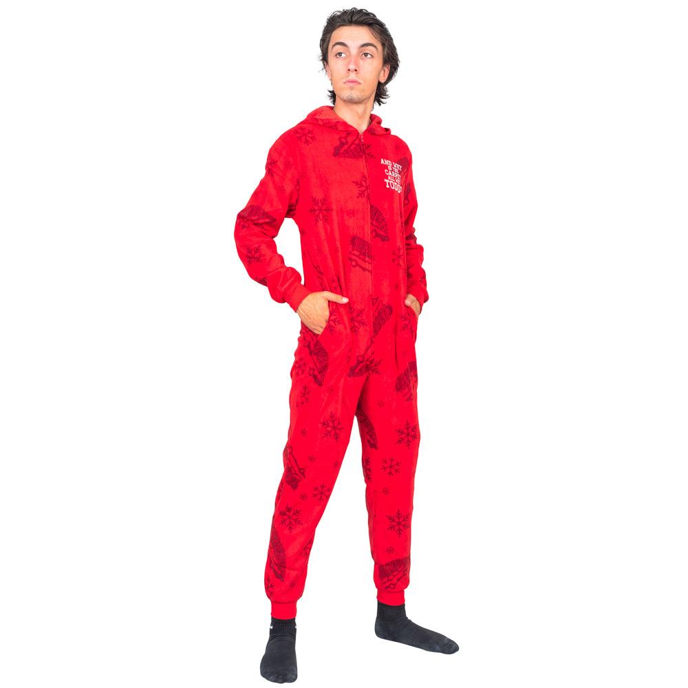 Todd and Margo Christmas Pajamas Jumpsuit Matching Couples Union Suit - TVStoreOnline