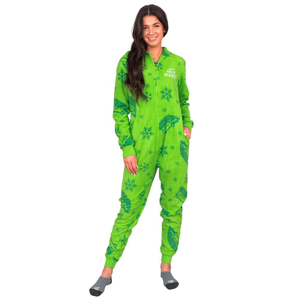 Todd and Margo Christmas Pajamas Jumpsuit Matching Couples Union Suit - TVStoreOnline