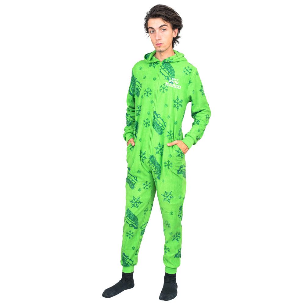 Todd and Margo Christmas Pajamas Jumpsuit Matching Couples Union Suit - TVStoreOnline