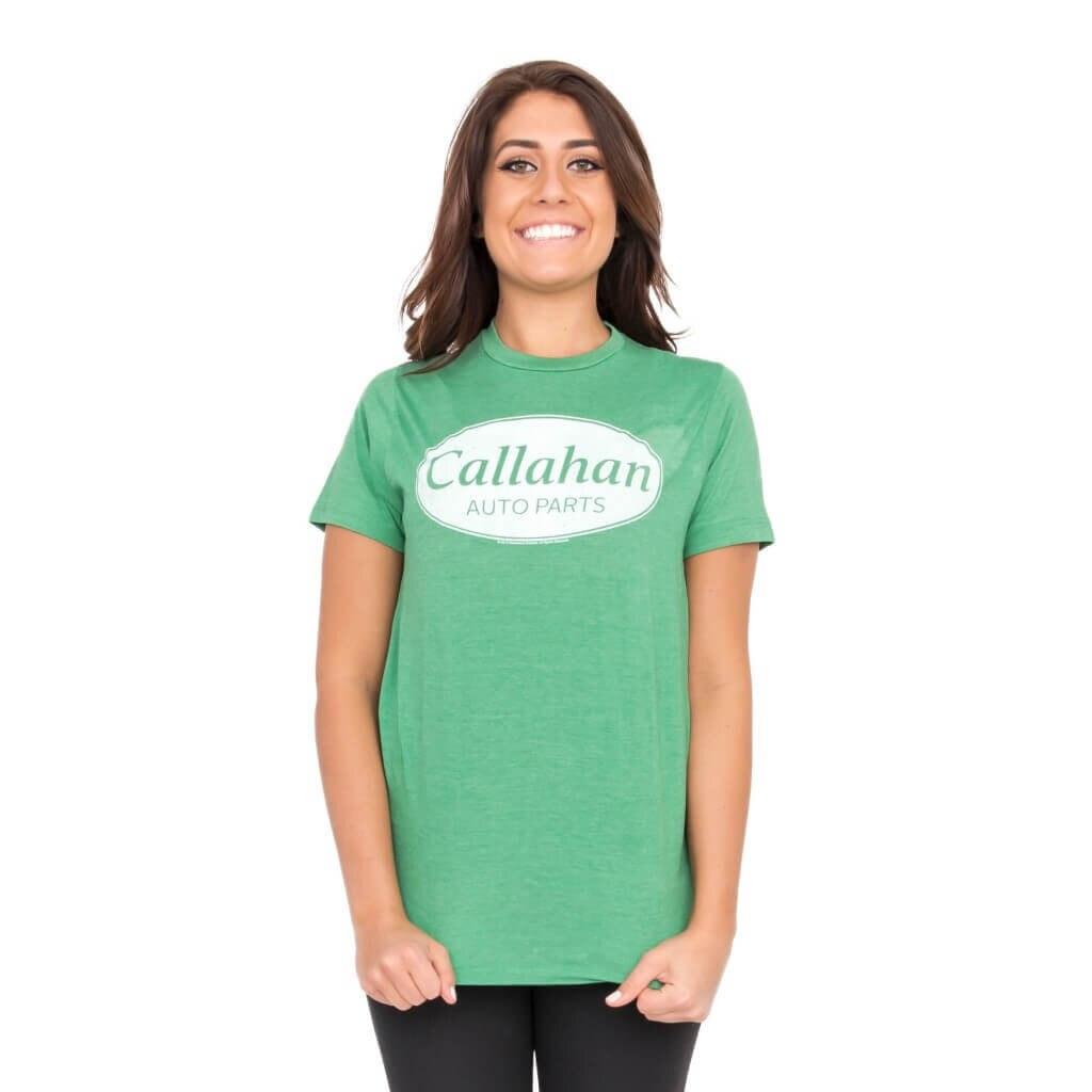Tommy Boy Callahan Auto Parts Green T-shirt-tvso