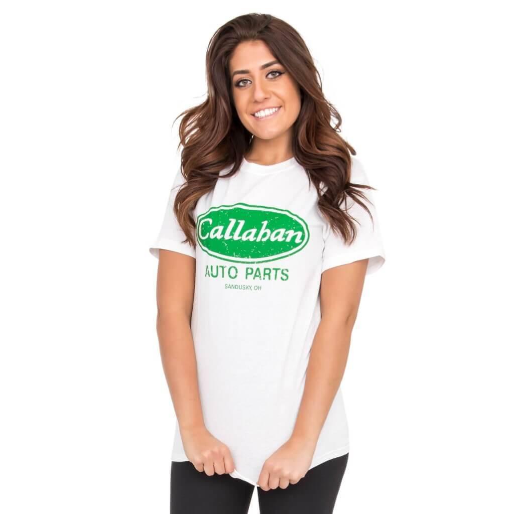 Tommy Boy Callahan Auto Parts White T-shirt-tvso