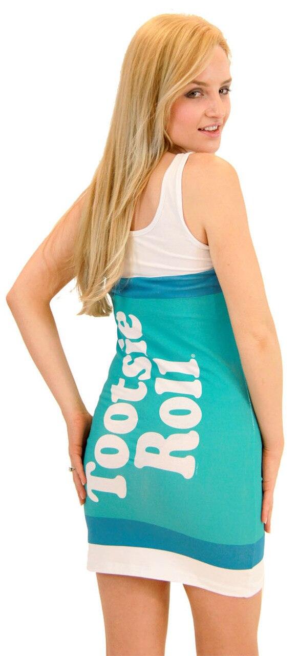 Tootsie Roll Fruit Rolls Candy Tank Dress-tvso