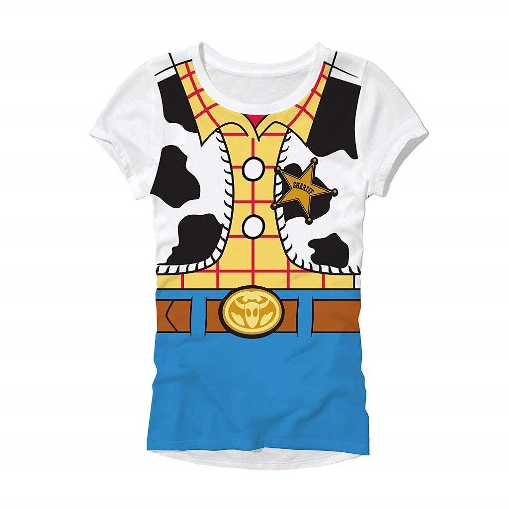 Toy Story Woody Costume Juniors T-Shirt-tvso