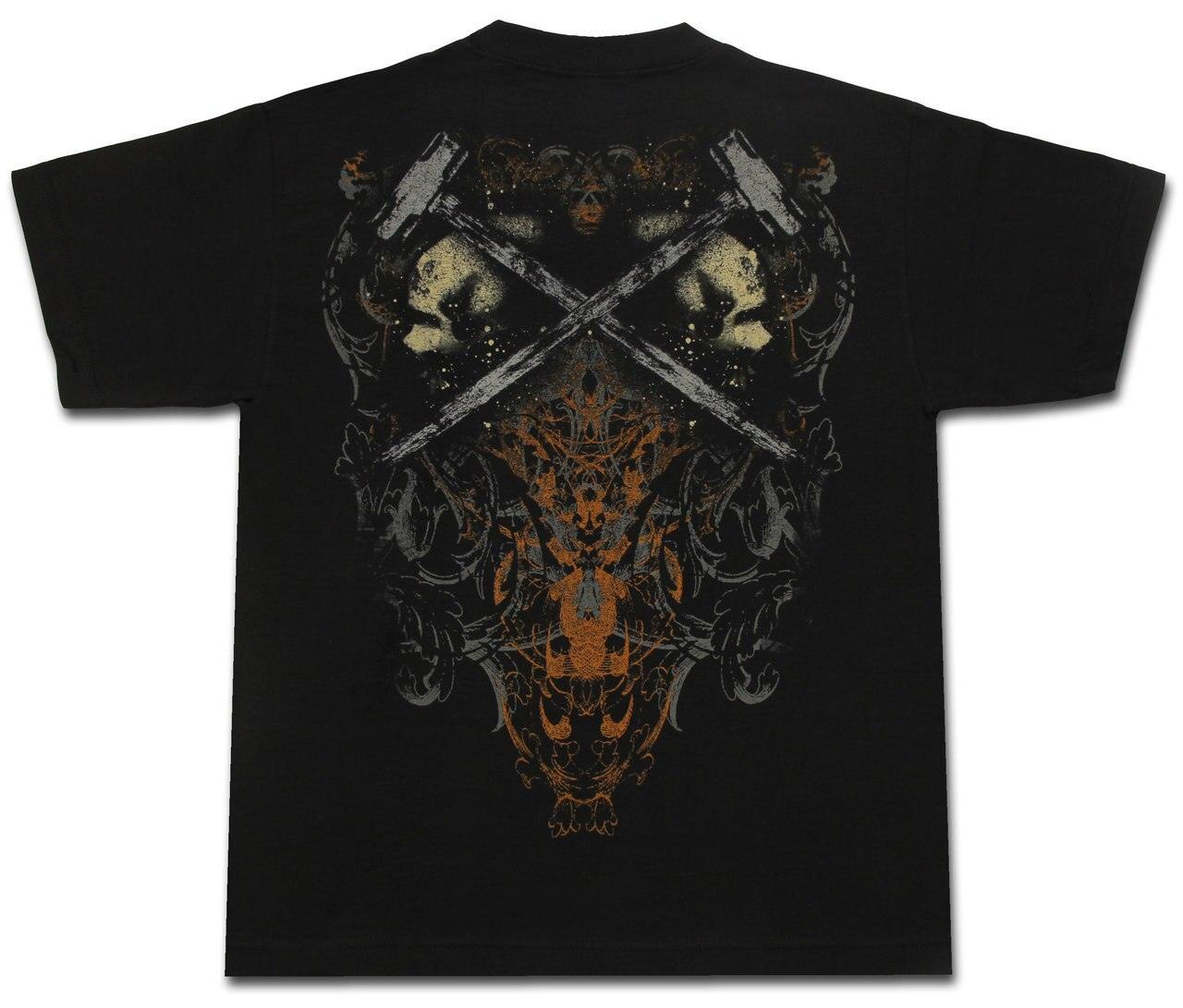 Triple H Hammer Adult Black T-shirt-tvso