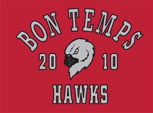 True Blood Bon Temps Hawks Jersey T-shirt-tvso