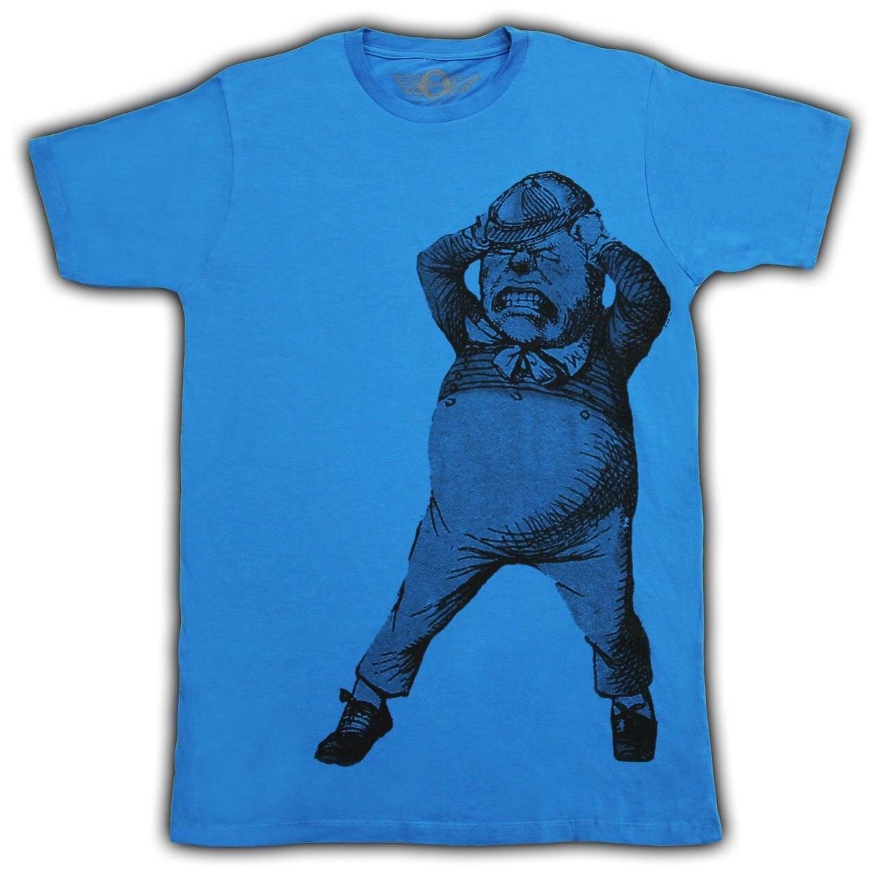 Tweedle Dee Dum Light Blue T-shirt-tvso