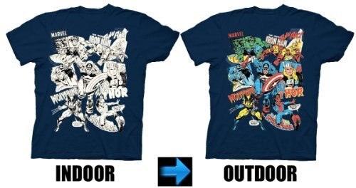 UV Collage Navy Youth T-shirt-tvso