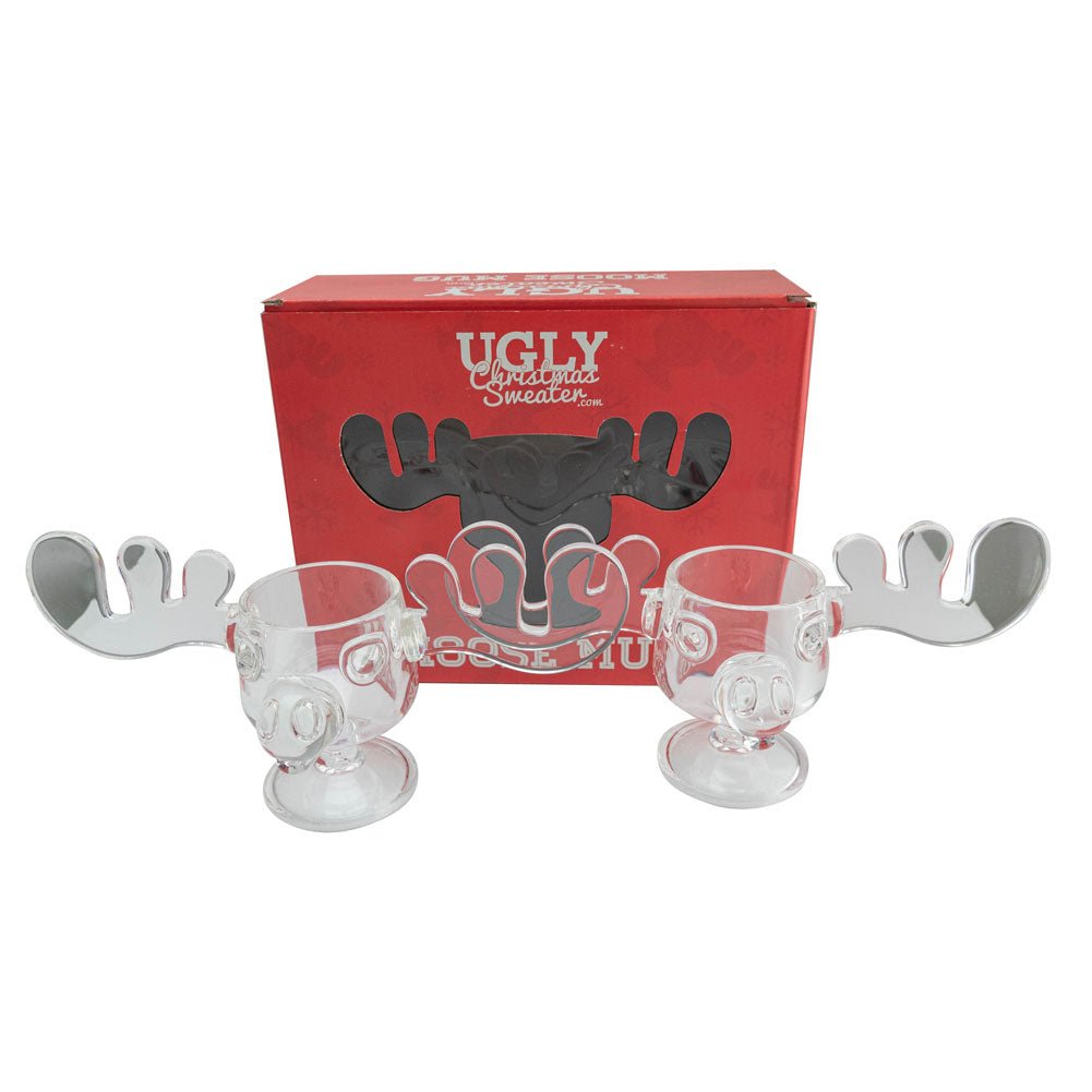 Vacation Movie Moose Mug Acrylic Christmas Clear Eggnog Mug - TVStoreOnline