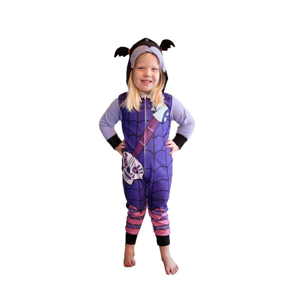 Vampirina Girls Costume One Piece Pajama Halloween Cosplay Costume Suit - TVStoreOnline