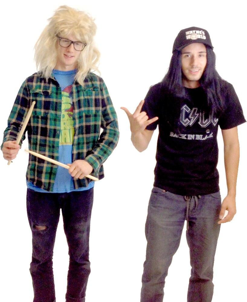 Wayne's World Garth and Wayne Costume Set-tvso