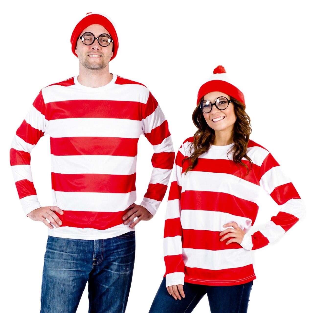 Where's Waldo DELUXE Adult Costume Set-tvso