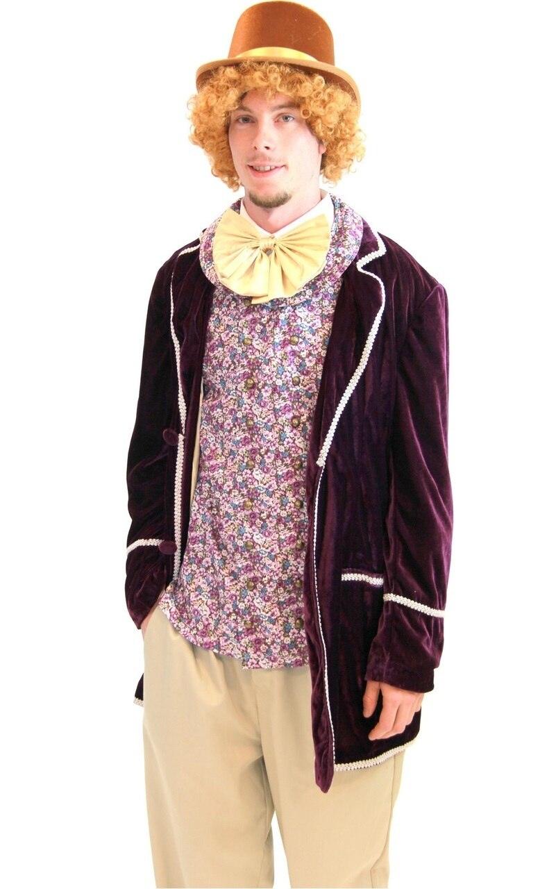 Willy Wonka Candy Suit Costume-tvso