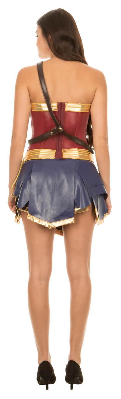 Wonder Woman Warrior Corset and Skirt Costume Set-tvso