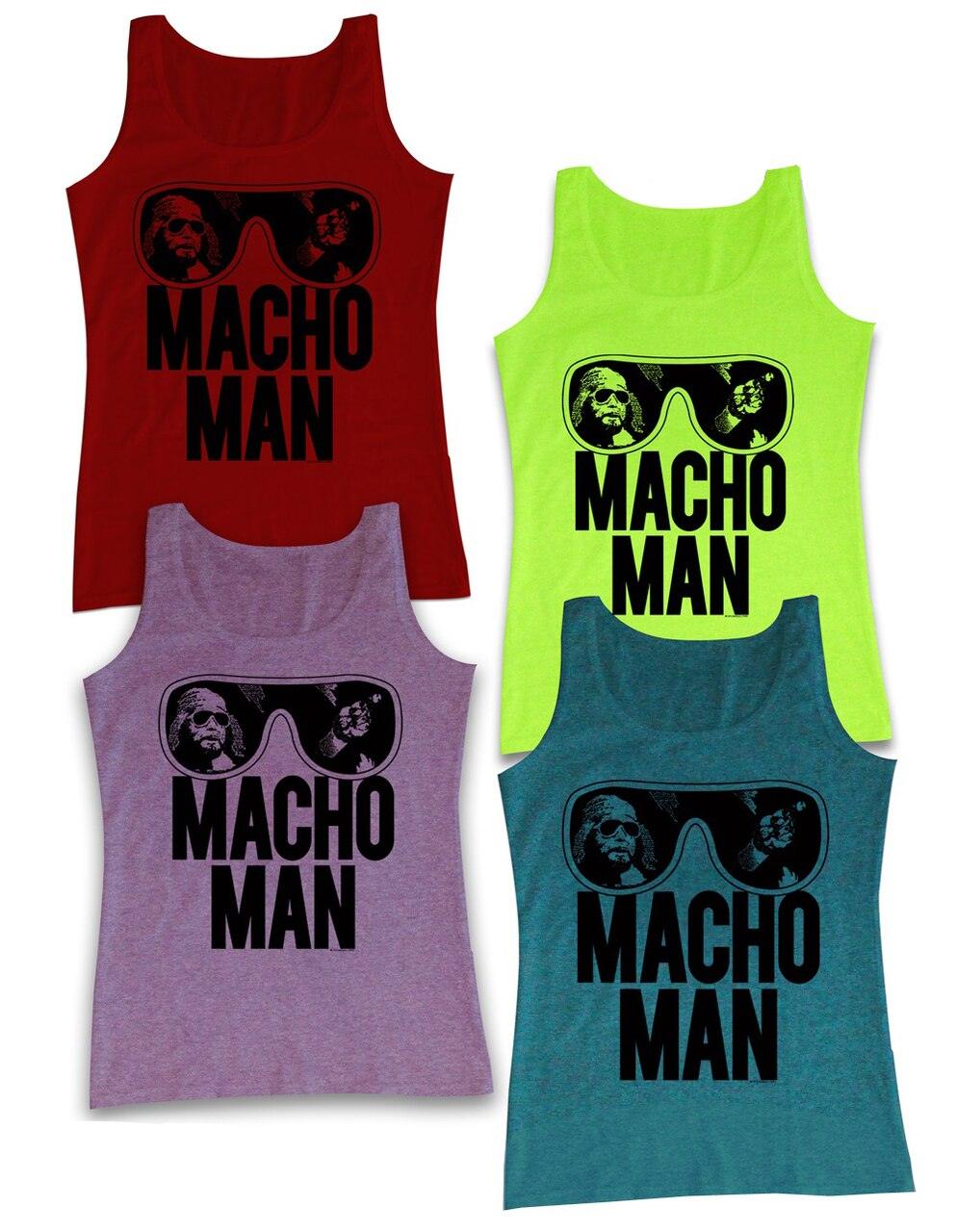 WWE Old School Macho Man Glasses Tank Top-tvso