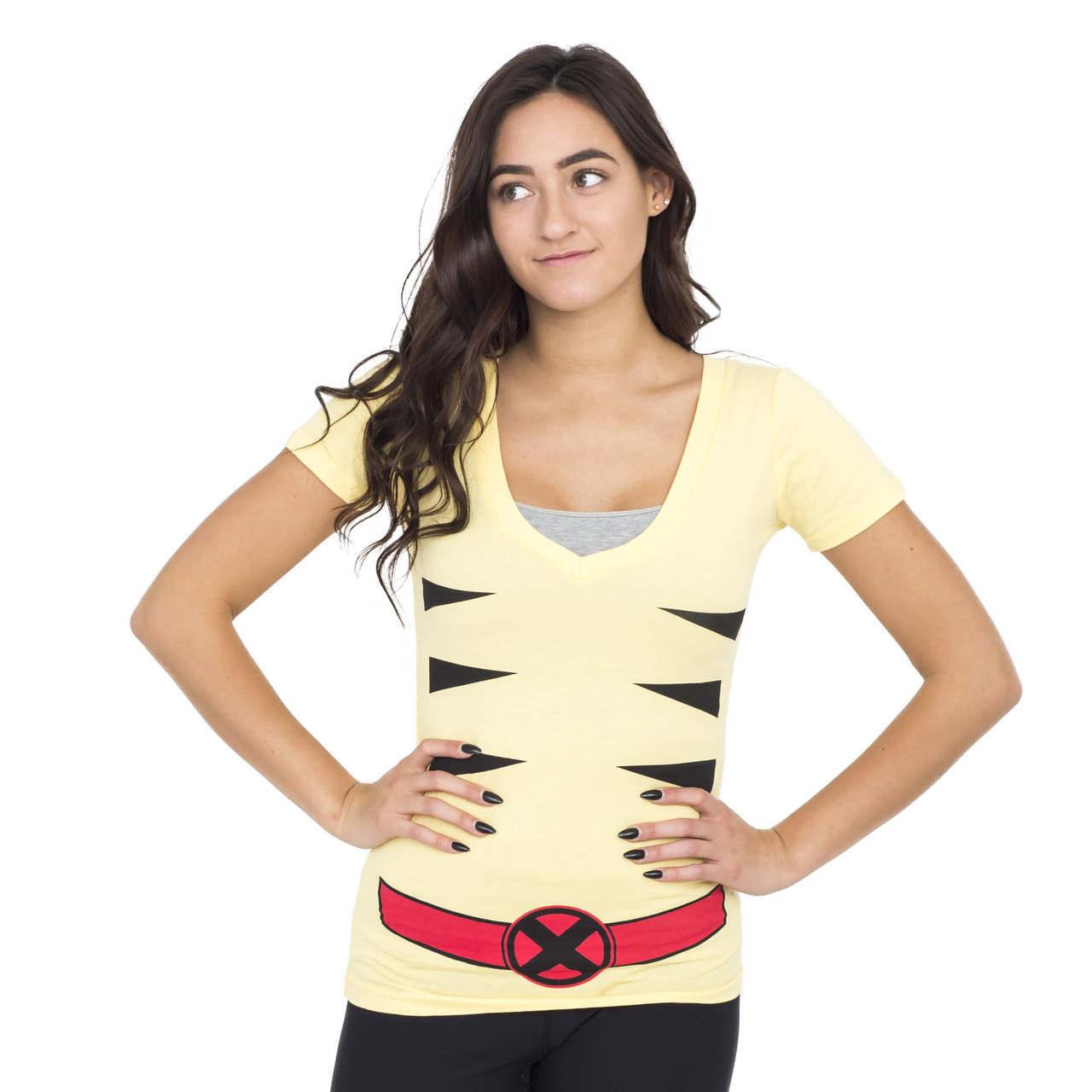 X-men Wolverine V-neck T-shirt-tvso