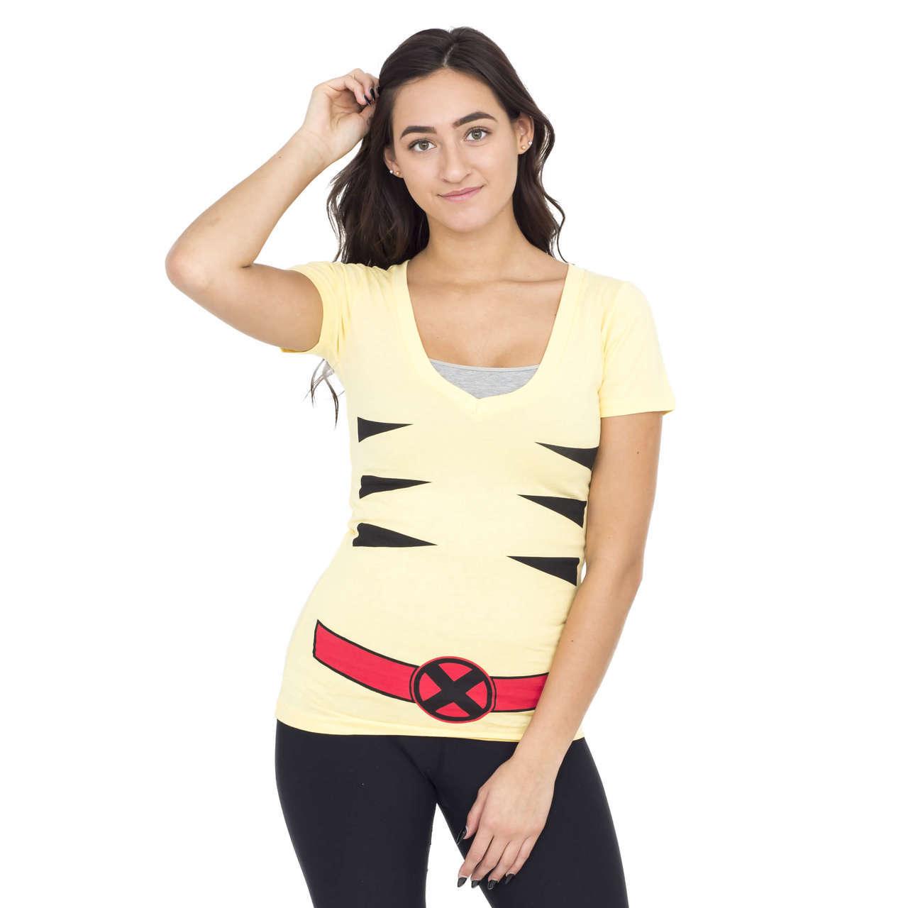 X-men Wolverine V-neck T-shirt-tvso